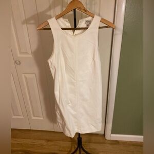J. crew white denim dress with pockets, size 6